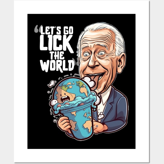 Lick The World Wall Art by TreemanMorse